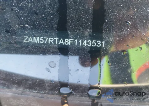 2015 Maserati Ghibli S Q4 from USA, damaged, VIN ZAM57RTA8F1143531